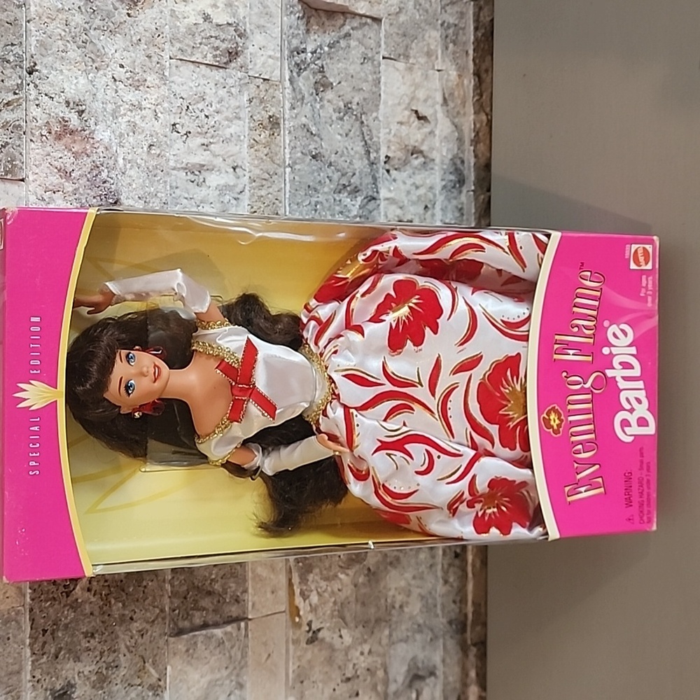 Barbie Vintage 1995 Mattel Evening Flame Barbie Special Edition Brand New